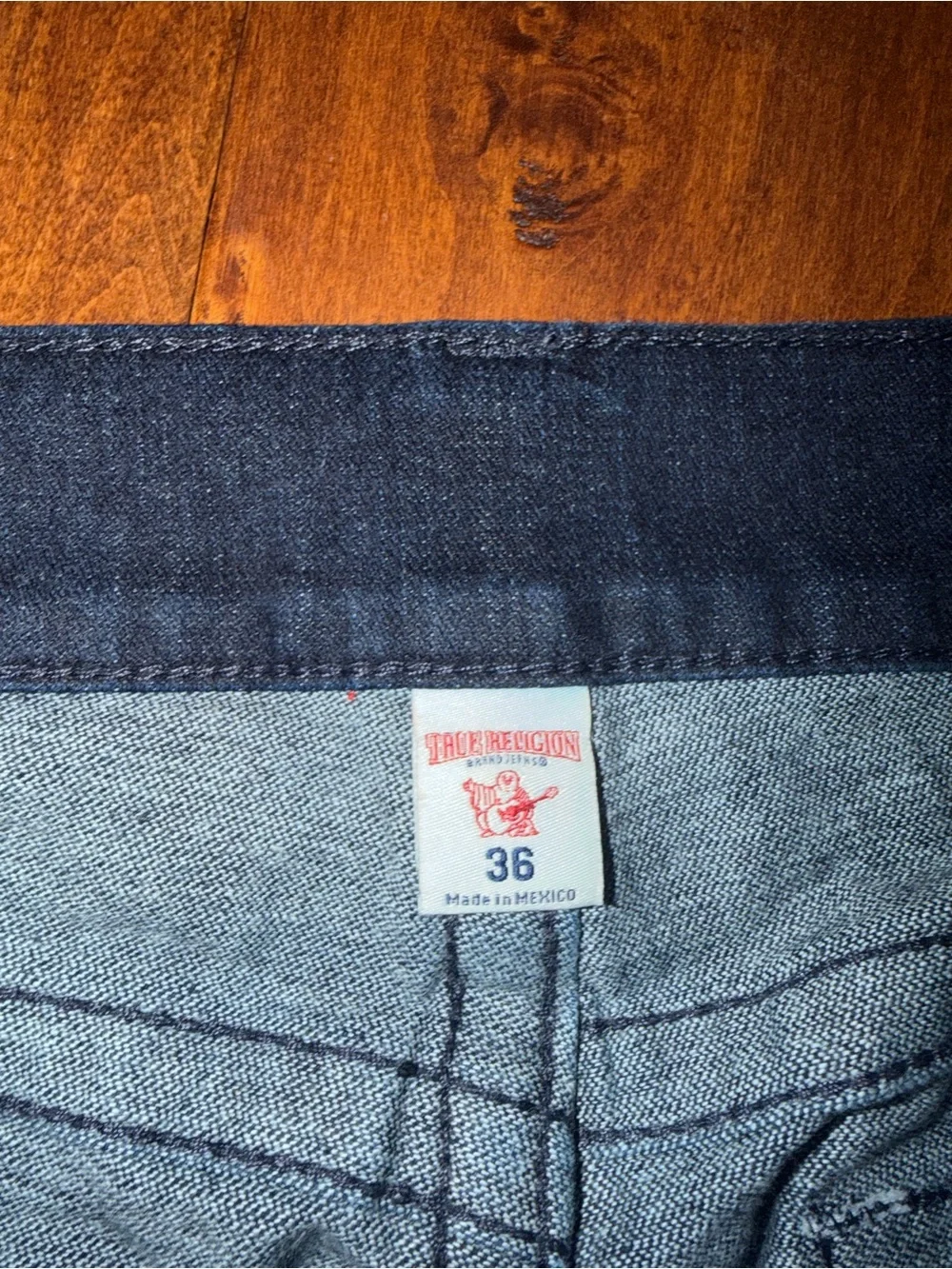 True Religion Men's Slim Straight Dark Indigo Jeans